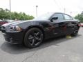 2014 Pitch Black Dodge Charger R/T  photo #3