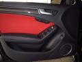Black/Magma Red 2014 Audi S4 Premium plus 3.0 TFSI quattro Door Panel
