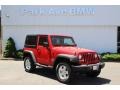 Flame Red 2011 Jeep Wrangler Sport 4x4