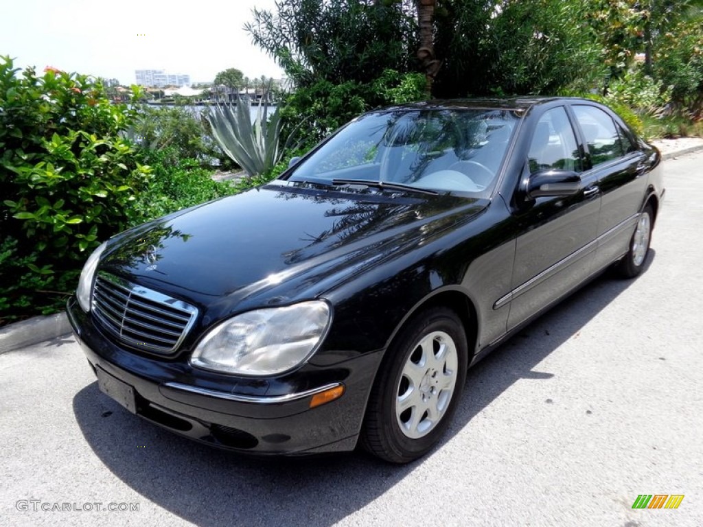 Black 2000 Mercedes-Benz S 430 Sedan Exterior Photo #93946038