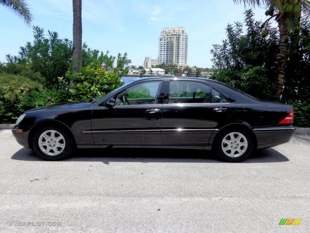 Black 2000 Mercedes-Benz S 430 Sedan Exterior Photo #93946128
