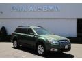 2011 Cypress Green Pearl Subaru Outback 2.5i Premium Wagon  photo #1