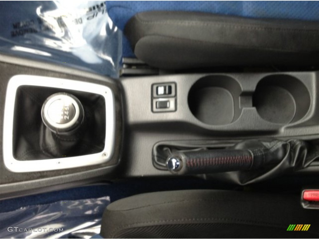 2006 Impreza WRX STi - Aspen White / Anthracite Black/Blue Alcantara photo #11
