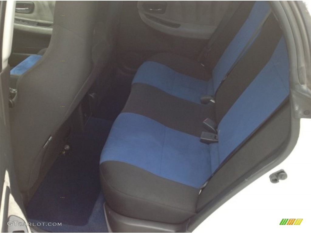 2006 Impreza WRX STi - Aspen White / Anthracite Black/Blue Alcantara photo #15