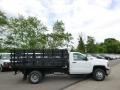Summit White - Silverado 3500HD WT Regular Cab Stake Truck Photo No. 5