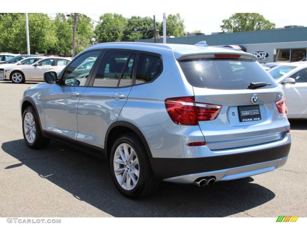 2014 X3 xDrive28i - Blue Water Metallic / Black photo #5