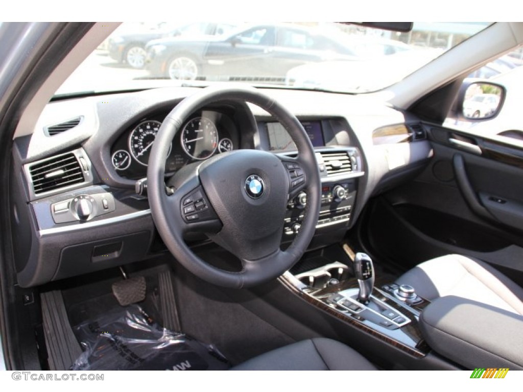 2014 X3 xDrive28i - Blue Water Metallic / Black photo #10