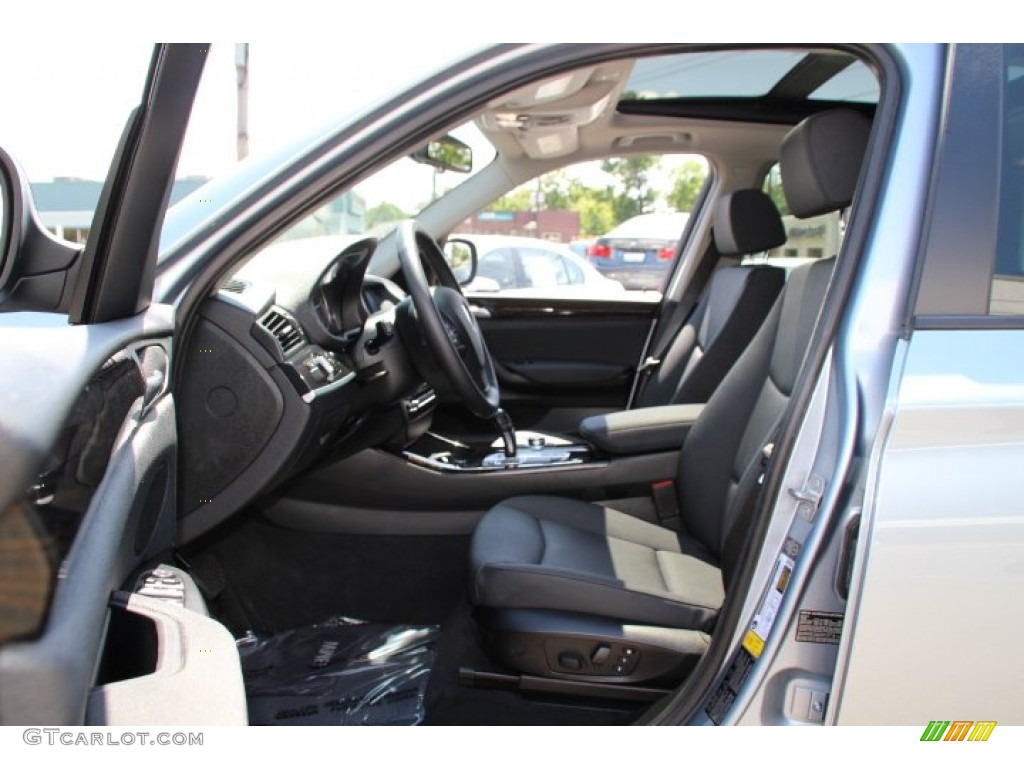 2014 X3 xDrive28i - Blue Water Metallic / Black photo #11