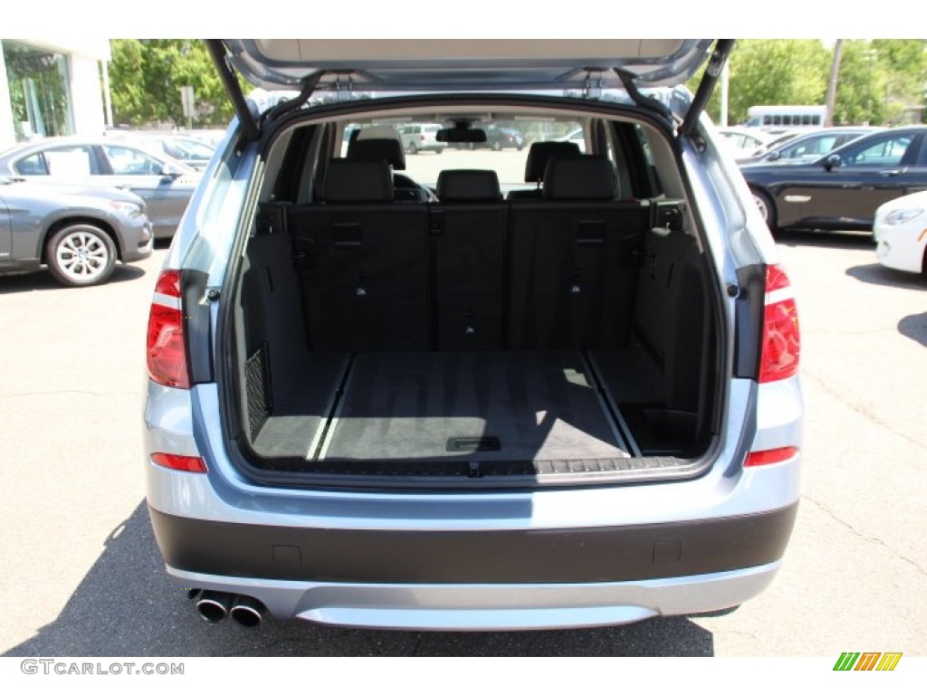 2014 X3 xDrive28i - Blue Water Metallic / Black photo #21