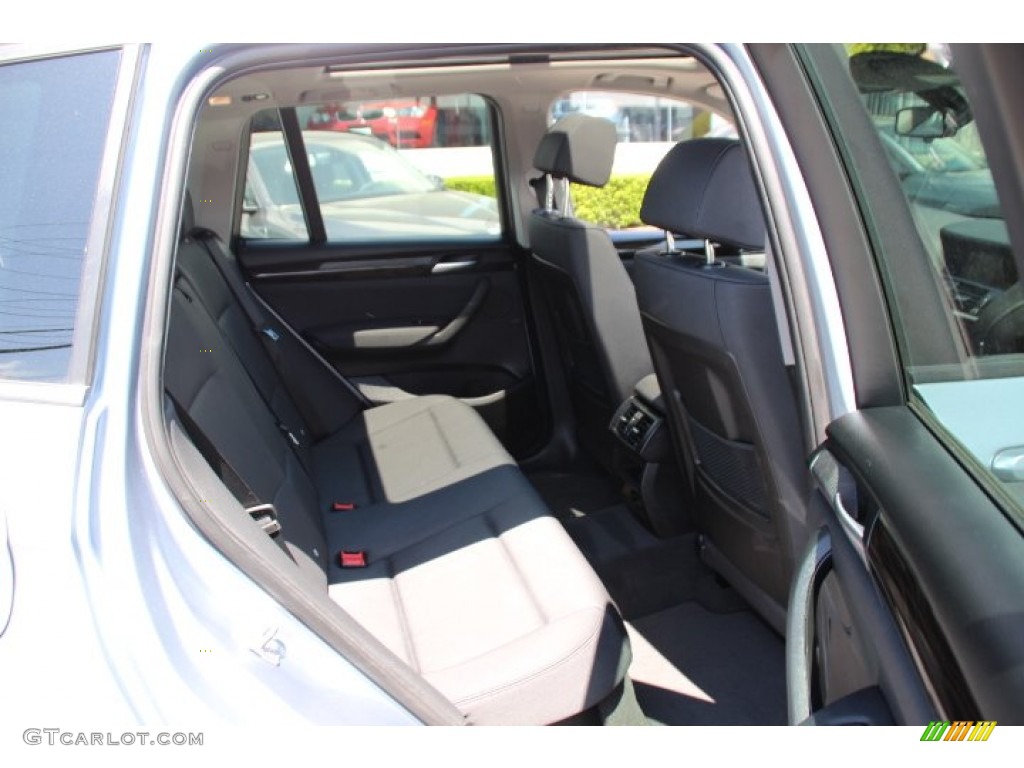 2014 X3 xDrive28i - Blue Water Metallic / Black photo #24