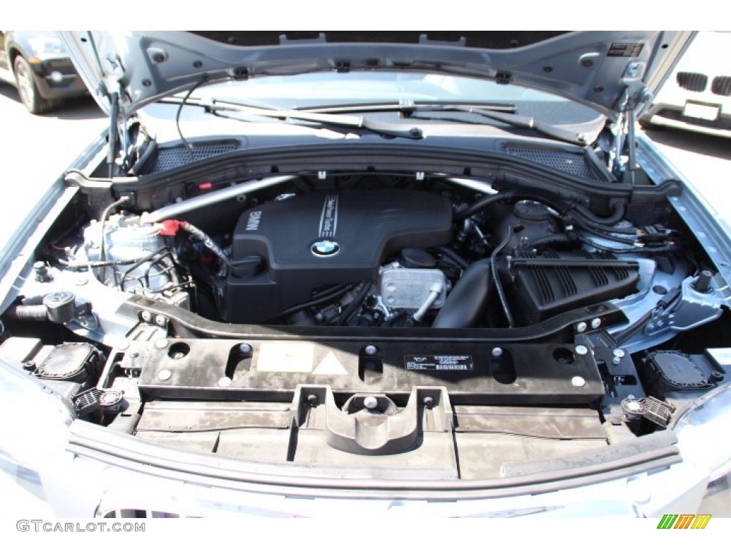 2014 X3 xDrive28i - Blue Water Metallic / Black photo #29