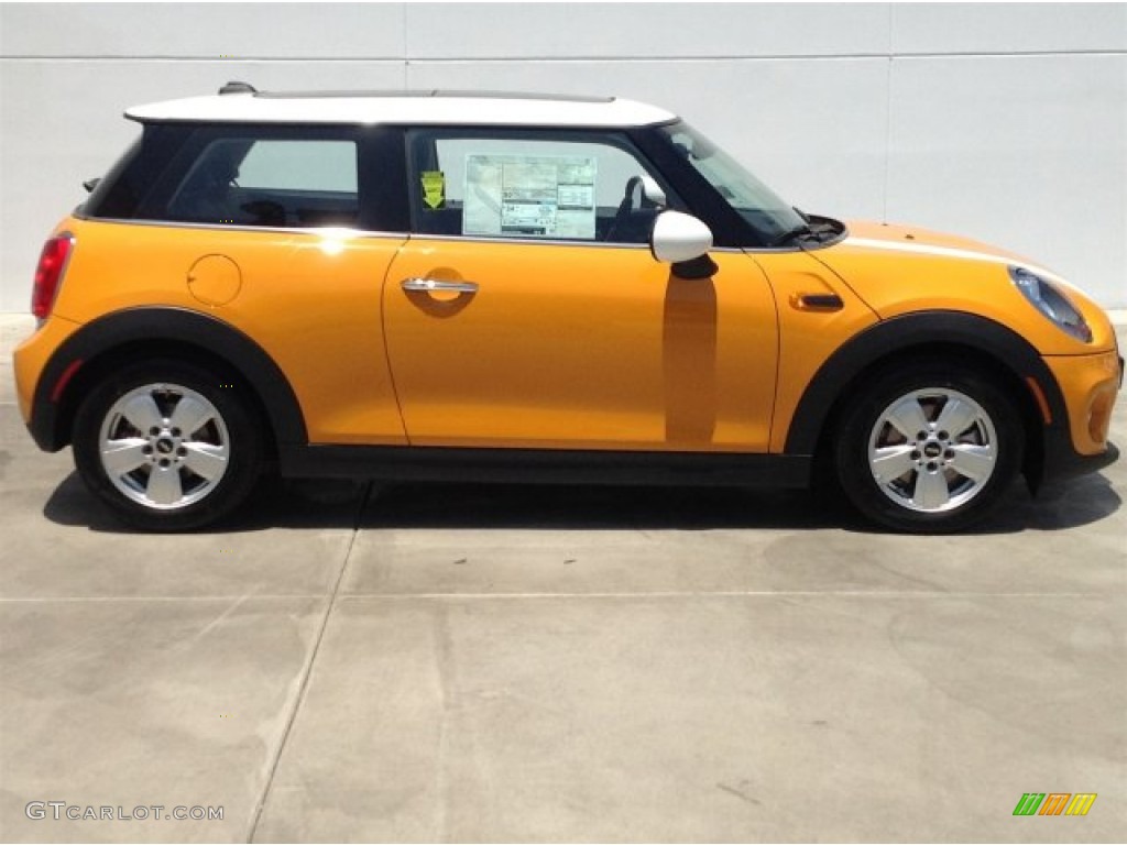 Volcanic Orange 2014 Mini Cooper Hardtop Exterior Photo #93949929