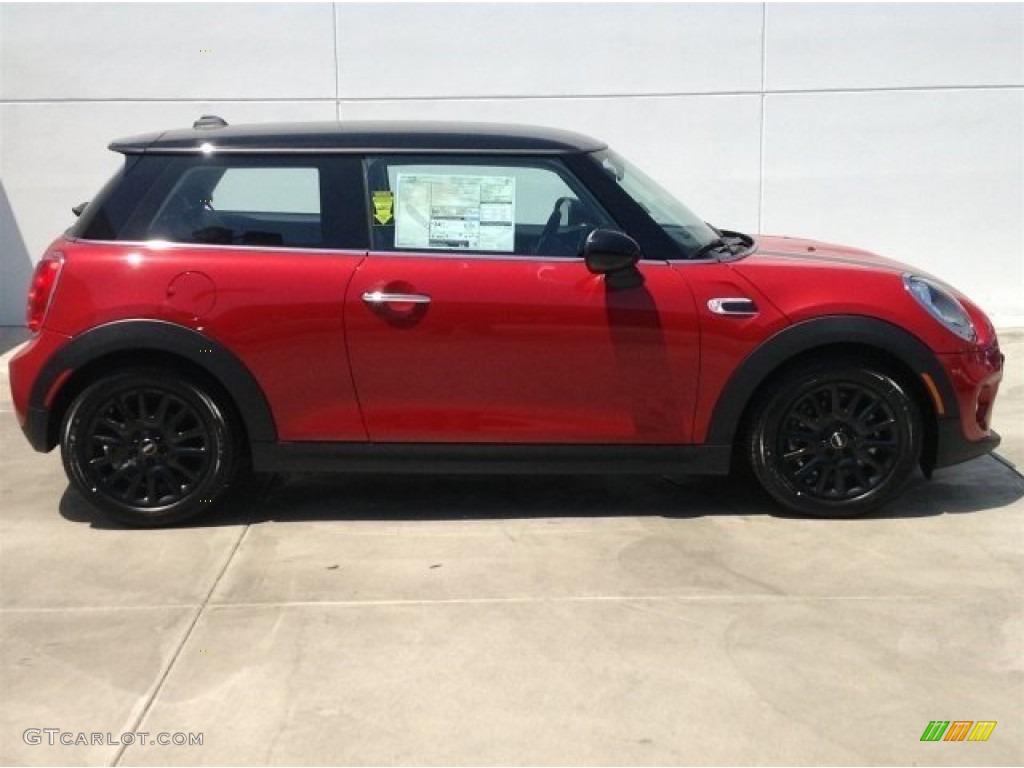 Blazing Red Metallic 2014 Mini Cooper Hardtop Exterior Photo #93950142
