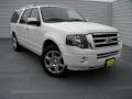 2013 White Platinum Tri-Coat Ford Expedition EL Limited  photo #1