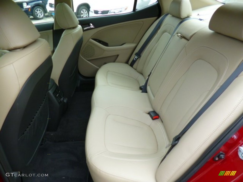 2011 Optima EX - Spicy Red / Beige photo #13