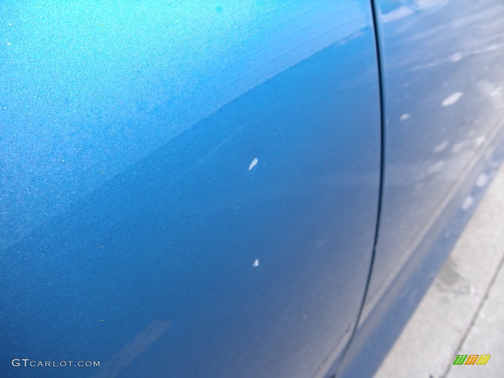 2007 Solara SE Coupe - Blue Streak Metallic / Ivory photo #16