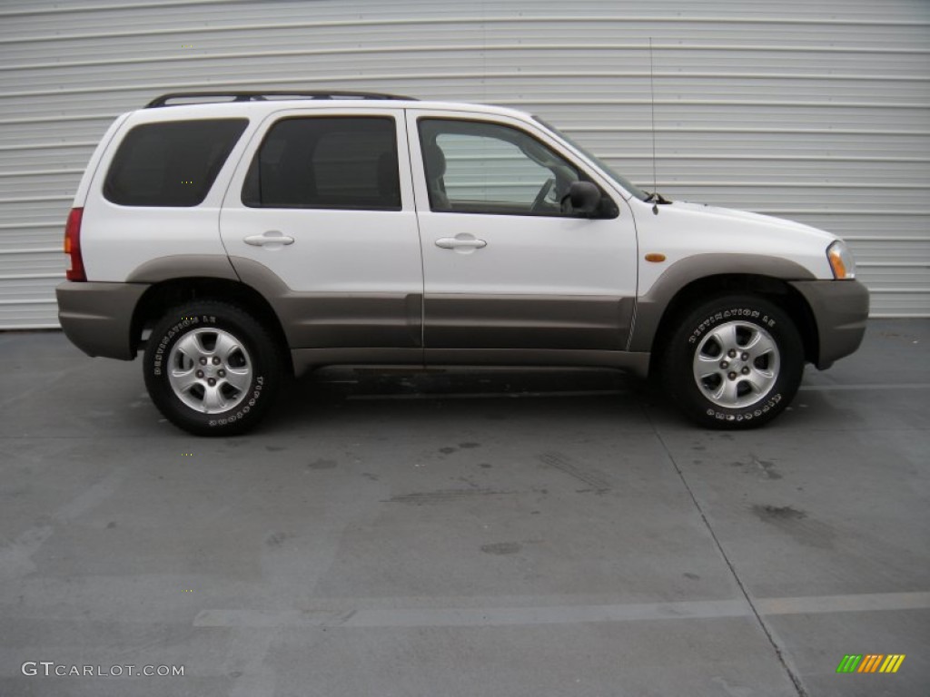 Classic White 2003 Mazda Tribute LX-V6 Exterior Photo #93956230