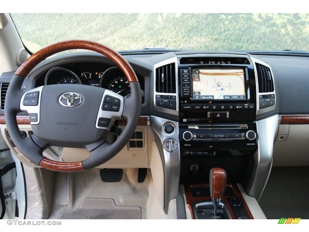 2014 Toyota Land Cruiser Standard Land Cruiser Model Sandstone Dashboard Photo #93956622