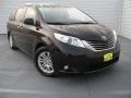 2011 Black Toyota Sienna XLE  photo #2