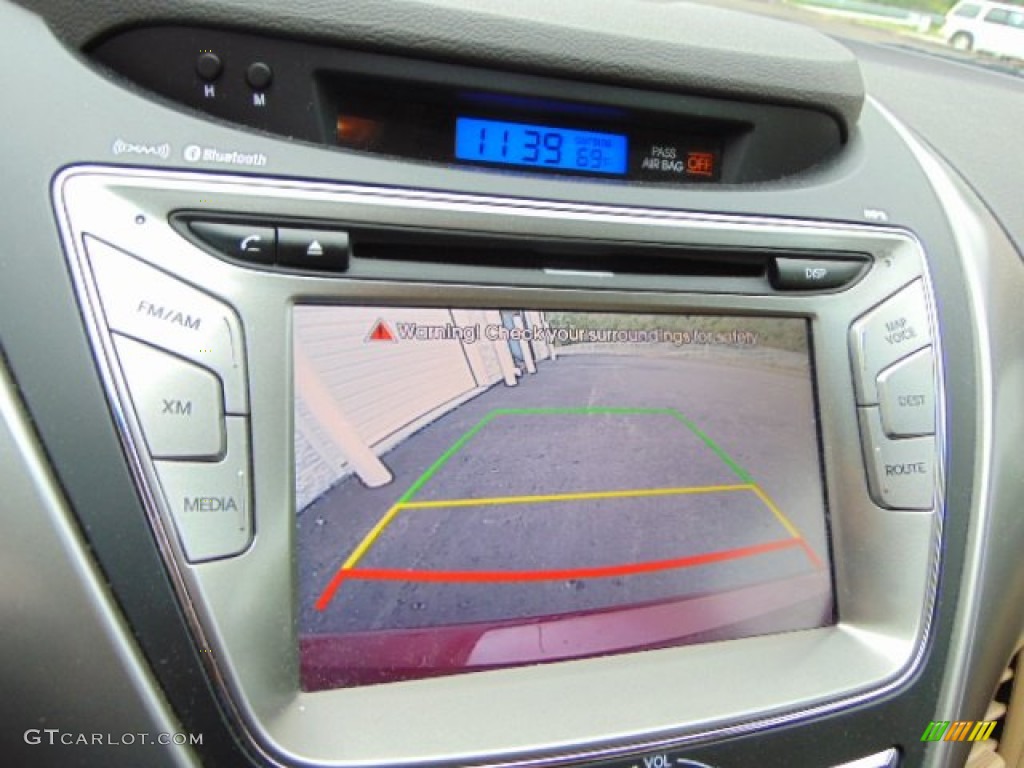 2013 Elantra Limited - Sparkling Ruby / Beige photo #17