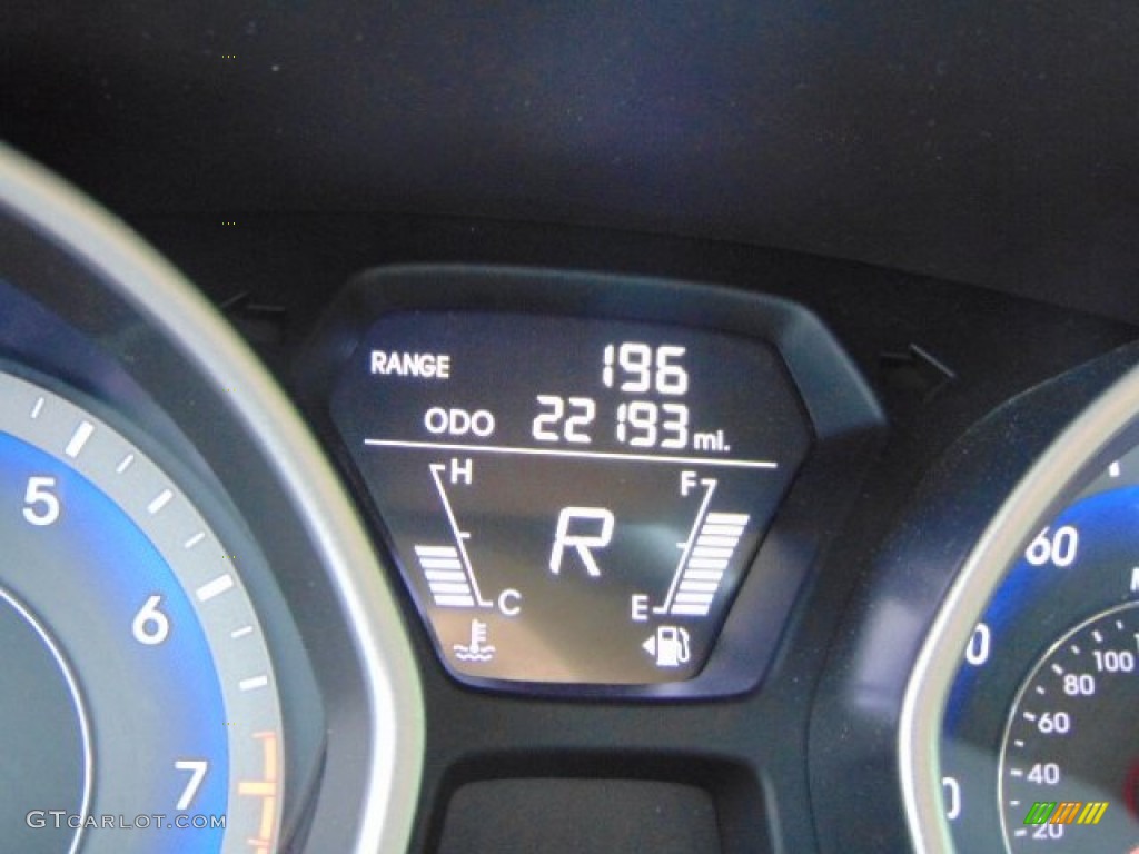 2013 Elantra Limited - Sparkling Ruby / Beige photo #25