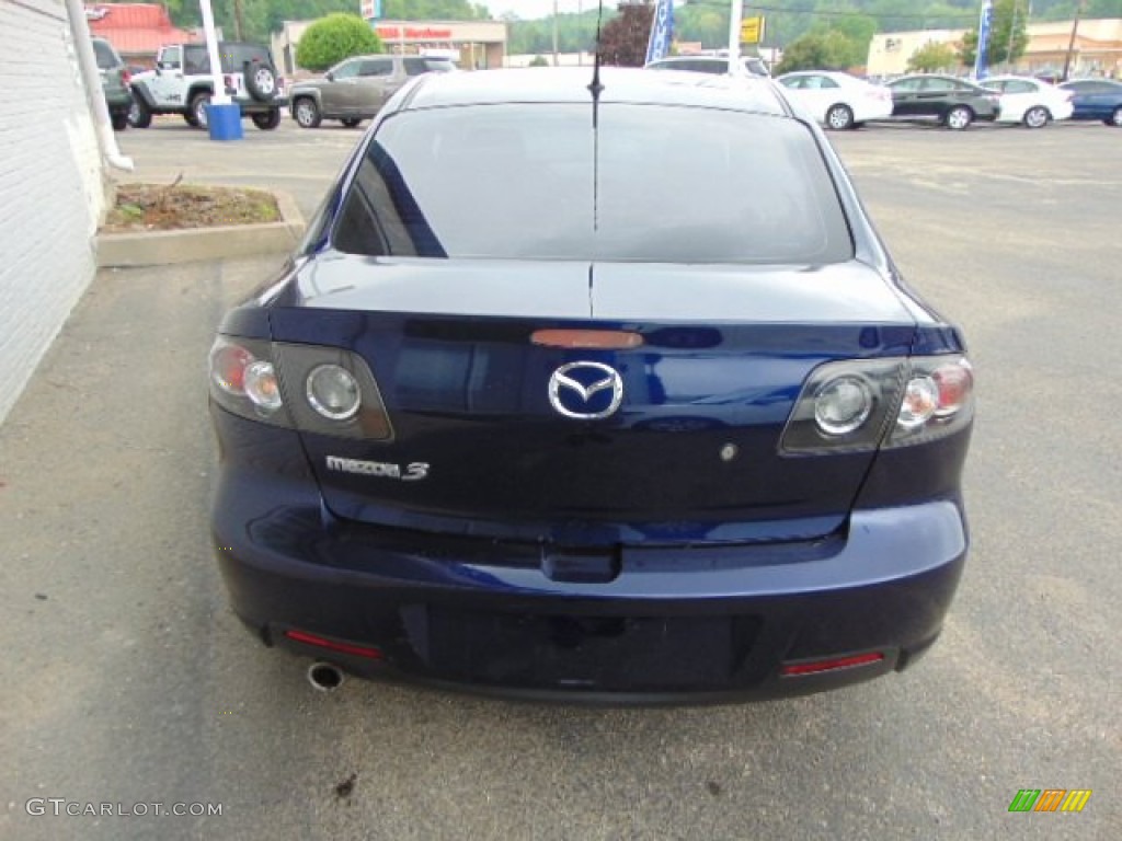 2009 MAZDA3 i Touring Sedan - Stormy Blue Mica / Beige photo #7