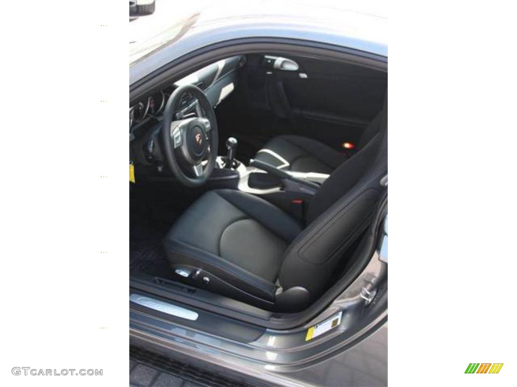 2007 911 Carrera Coupe - Slate Grey Metallic / Black photo #12