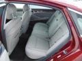 2015 Hyundai Genesis Gray Interior Rear Seat Photo