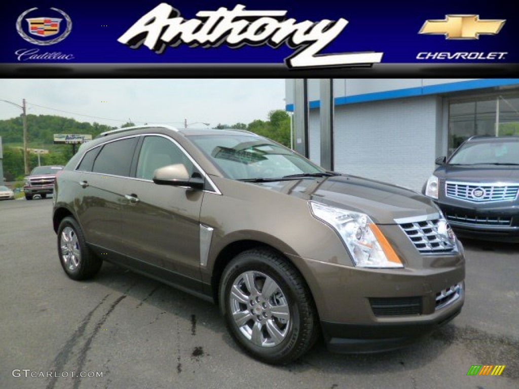 2014 SRX Luxury AWD - Terra Mocha Metallic / Caramel/Ebony photo #1