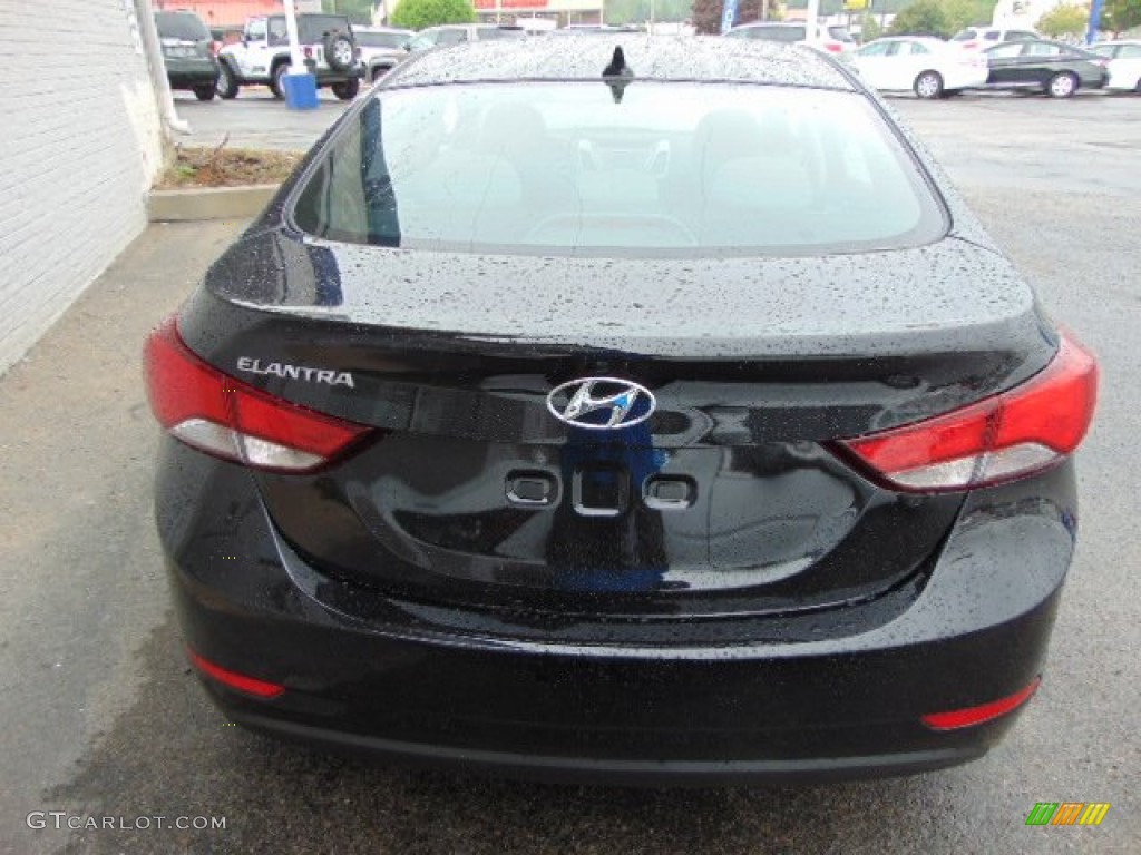 2014 Elantra SE Sedan - Black / Gray photo #5