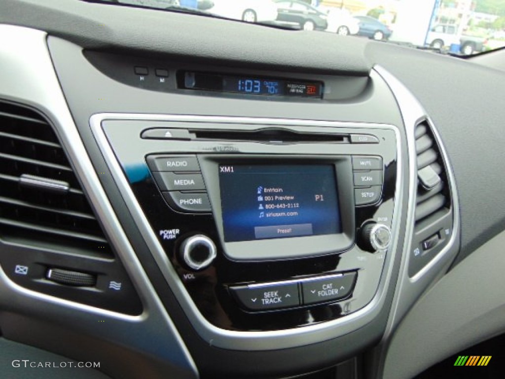 2014 Elantra SE Sedan - Black / Gray photo #9