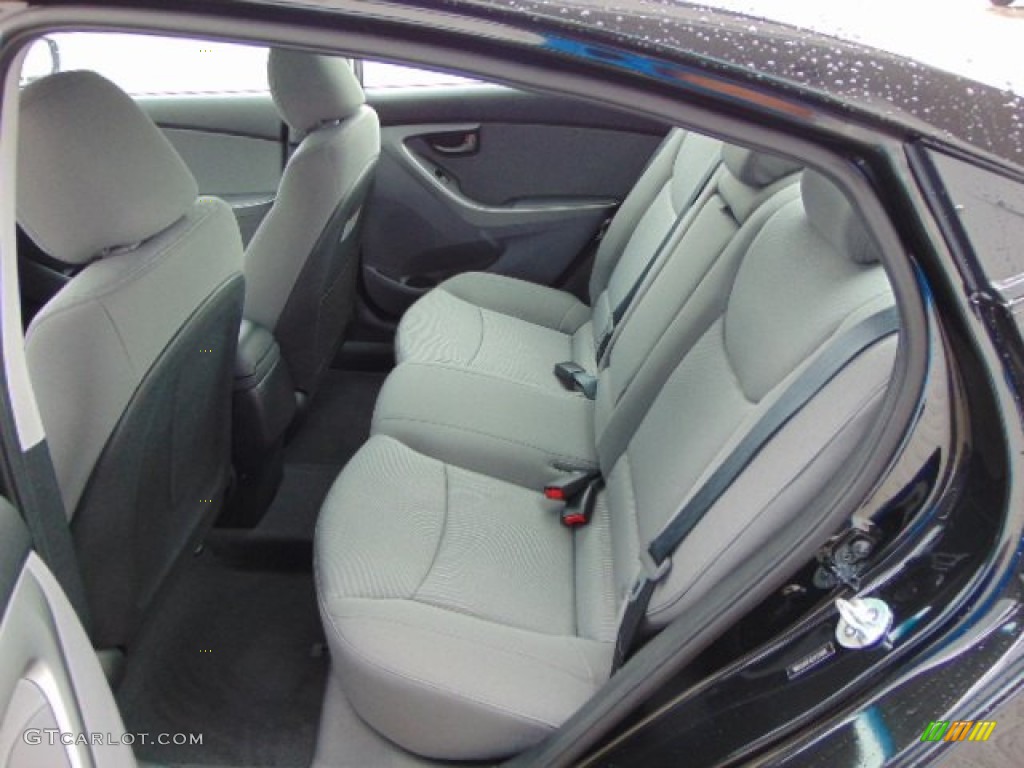 2014 Elantra SE Sedan - Black / Gray photo #14
