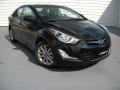 2014 Black Hyundai Elantra SE Sedan  photo #1