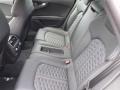 Black Valcona Leather w/Honeycomb Stitching Rear Seat Photo for 2014 Audi RS 7 #93964293