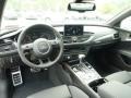 2014 Audi RS 7 Black Valcona Leather w/Honeycomb Stitching Interior Prime Interior Photo