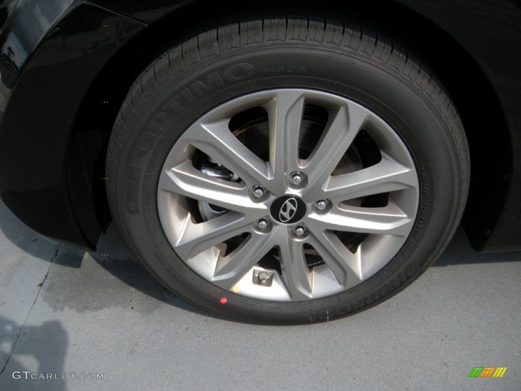2014 Elantra SE Sedan - Black / Gray photo #11