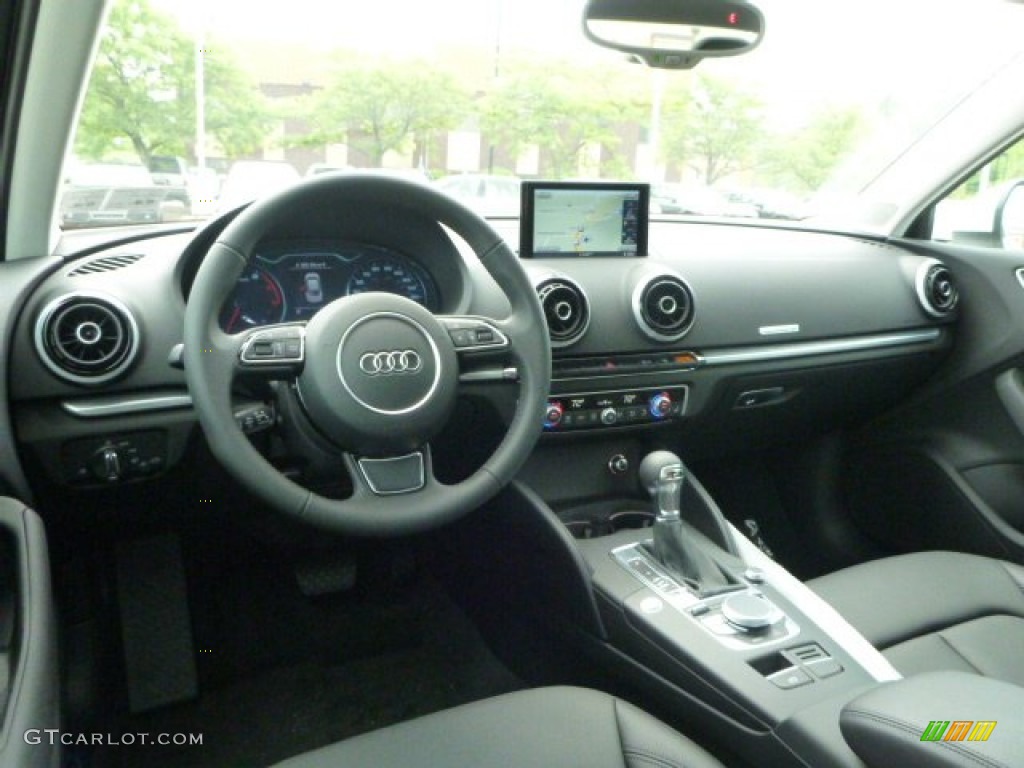 Black Interior 2015 Audi A3 2.0 Premium Plus quattro Photo #93964629