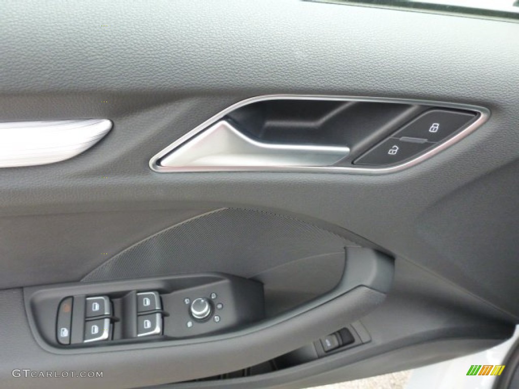 2015 Audi A3 2.0 Premium Plus quattro Black Door Panel Photo #93964644