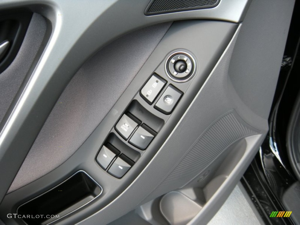2014 Elantra SE Sedan - Black / Gray photo #21