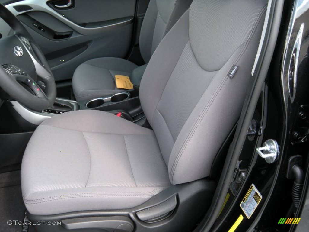 2014 Elantra SE Sedan - Black / Gray photo #22