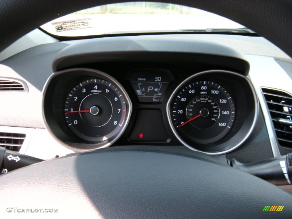 2014 Elantra SE Sedan - Black / Gray photo #31