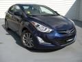 2014 Blue Hyundai Elantra SE Sedan  photo #1