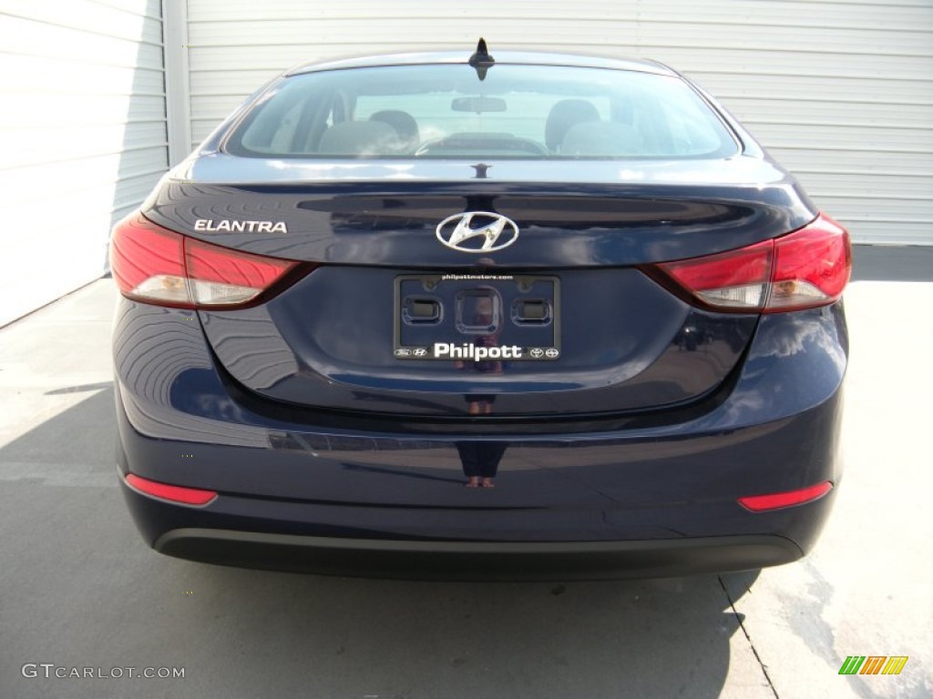2014 Elantra SE Sedan - Blue / Beige photo #5