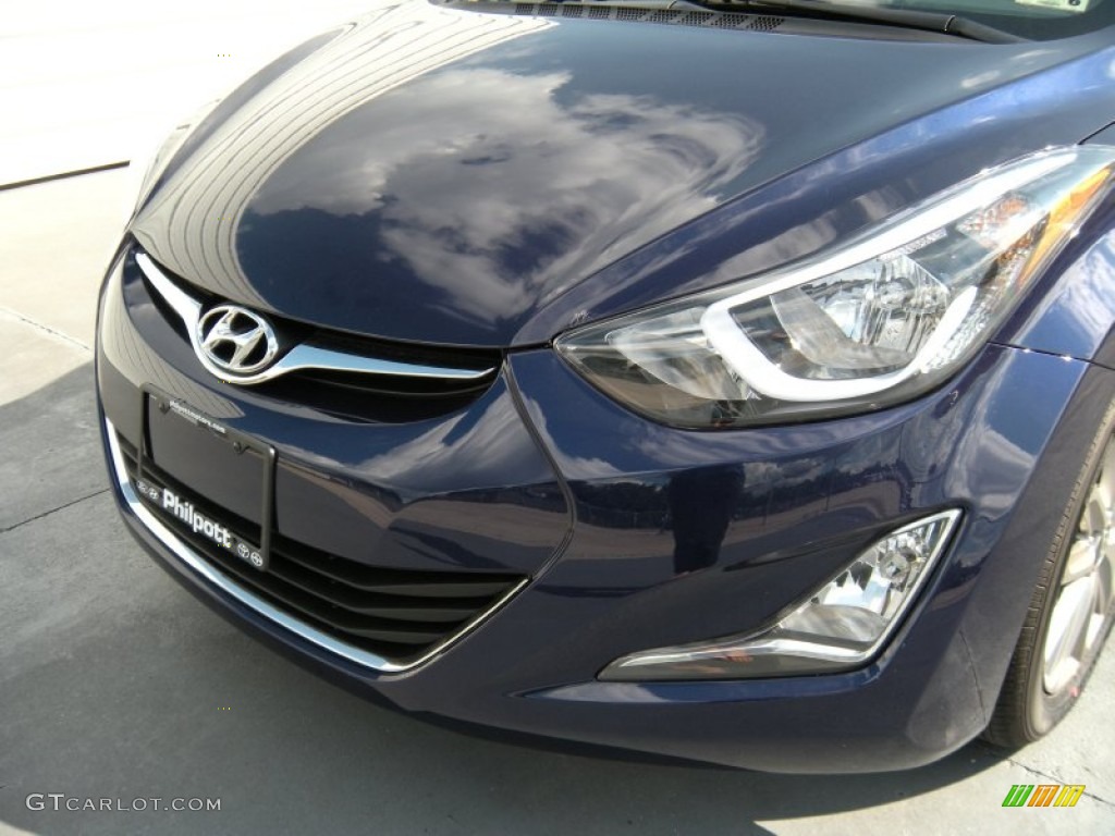 2014 Elantra SE Sedan - Blue / Beige photo #10