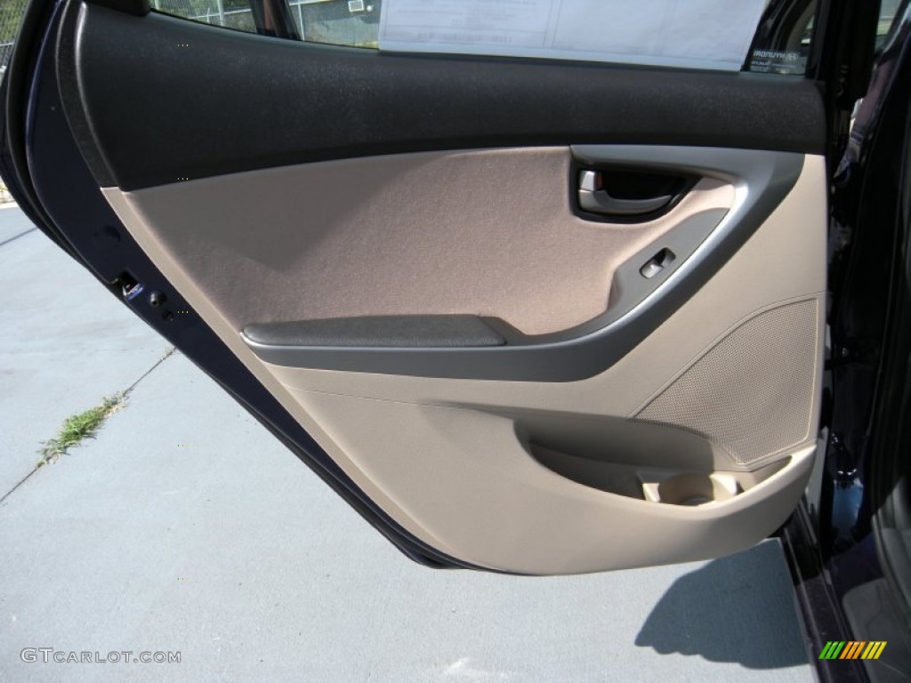 2014 Elantra SE Sedan - Blue / Beige photo #18