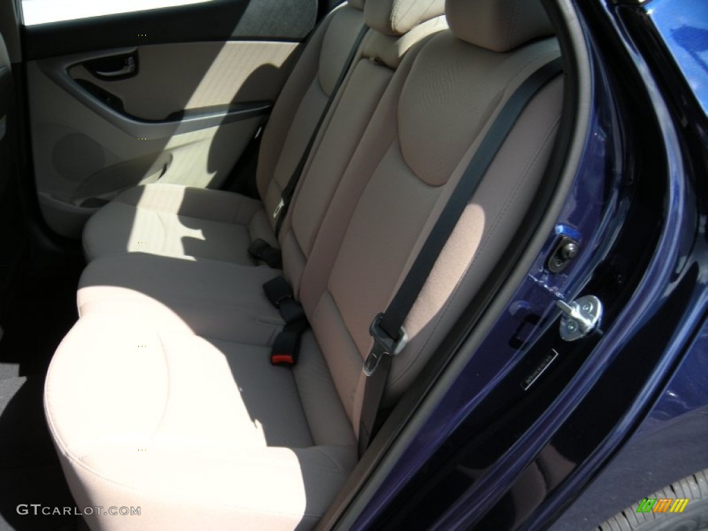 2014 Elantra SE Sedan - Blue / Beige photo #19