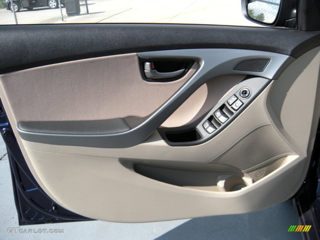 2014 Elantra SE Sedan - Blue / Beige photo #20