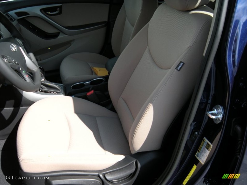 2014 Elantra SE Sedan - Blue / Beige photo #22