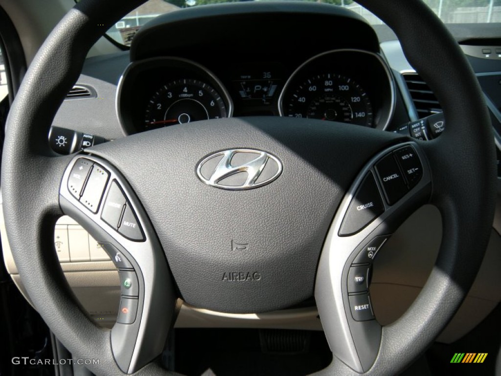 2014 Elantra SE Sedan - Blue / Beige photo #30