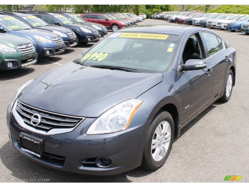 2010 Altima Hybrid - Ocean Gray / Charcoal photo #3